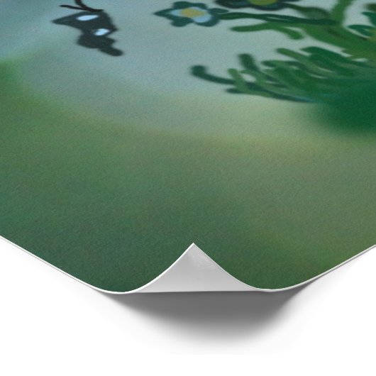 神をすべてにおいて見る ポスター (角)