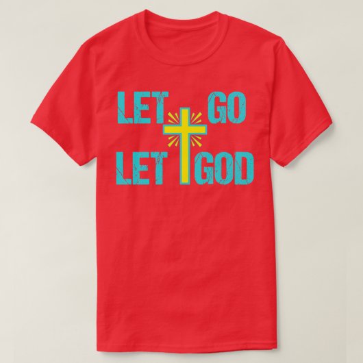 神をクリスチャンに任せて行け Tシャツ (デザイン正面)