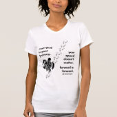 神を信じて旅するTシャツ Tシャツ (正面)