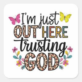 神を信じて来ただけだ スクエアシール