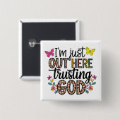 神を信じて来ただけだ 缶バッジ (正面&裏面)