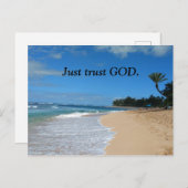 神を信じなさい。 ポストカード (正面/裏面)