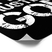 神を信じるただそれだけ キリスト教 ポスター (角)
