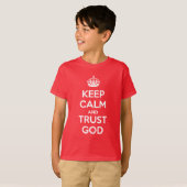 神を信じろ Tシャツ (正面フル)