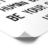 神を信じ、自分の英雄になれ感動的ば ポスター (角)