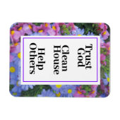 神を信頼して他の人を救済救う マグネット (横)