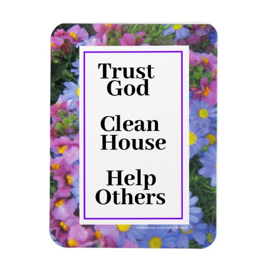 神を信頼して他の人を救済救う マグネット (縦)