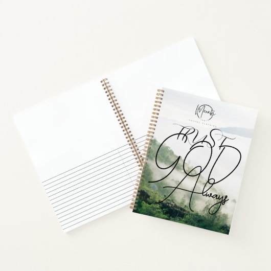 神を信頼する常にスパイラルノート ノートブック (内部)