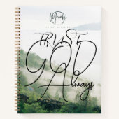 神を信頼する常にスパイラルノート ノートブック (正面)