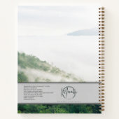 神を信頼する常にスパイラルノート ノートブック (裏面)