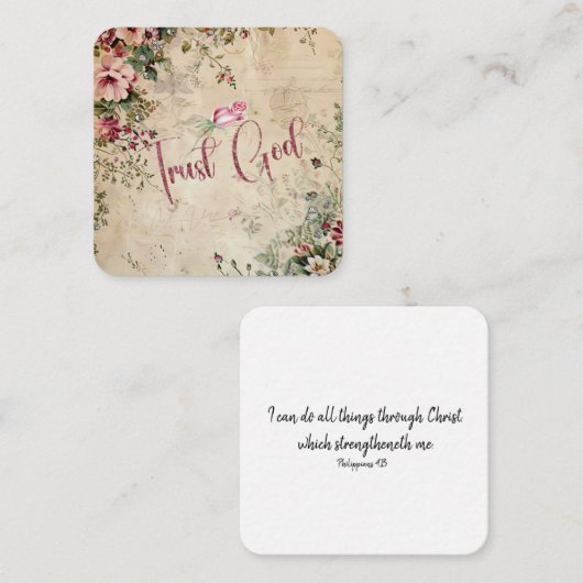 神を信頼する エンクロージャーカード (正面/裏面)