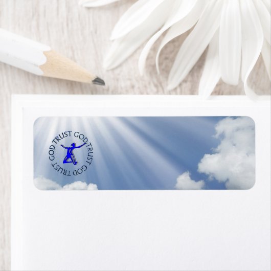 神を信頼する ラベル (インサイチュ)
