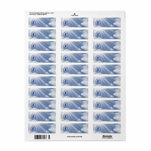 神を信頼する ラベル (フルシート)