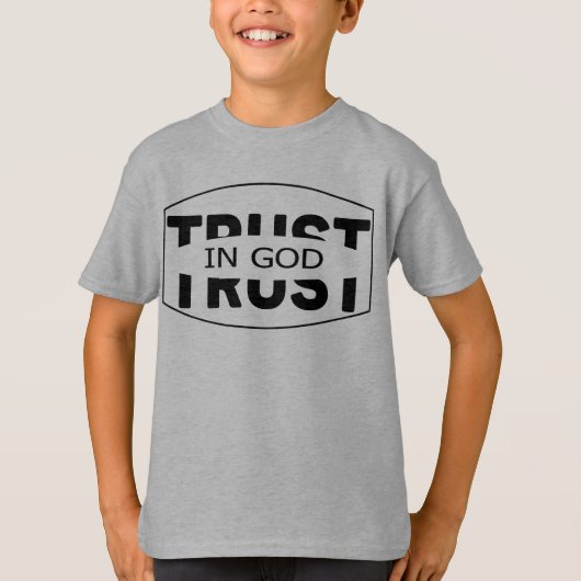 神を信頼する Tシャツ (正面)