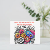 神を信頼せよ、信仰 ポストカード (スタンド正面)