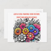 神を信頼せよ、信仰 ポストカード (正面/裏面)