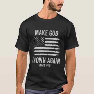 神を再び知らせる"マーク1615 Christian Gospe Tシャツ