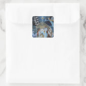 神を崇めよう! クリスマスの降誕祭 スクエアシール (バッグ)