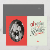 神を崇めよう ホリデー カード (正面/裏面)