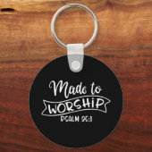 神を崇拝するために作られドーピングる キーホルダー (正面)