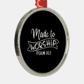 神を崇拝するように作られドーピングる メタルオーナメント (右)