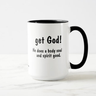 神を得！彼は良い体を行う。 gotGod316.com マグカップ