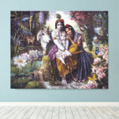 神を愛する夫婦 キャンバスプリント (インサイチュ (ウッドフロア))