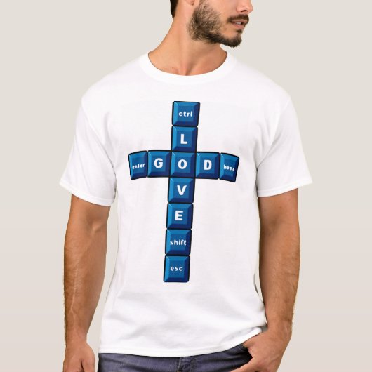 神を愛する Tシャツ (正面)