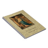 神を持つSt. Philomenaの強力な聖者 ノートブック (右側)