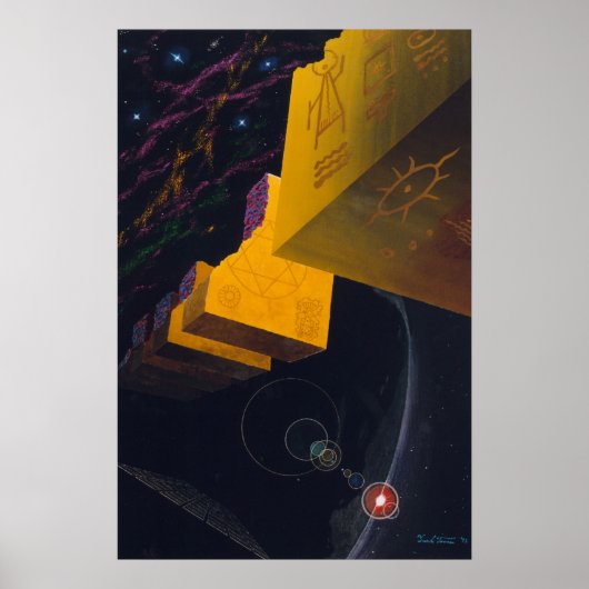 神を探す旅の終わり ポスター (正面)