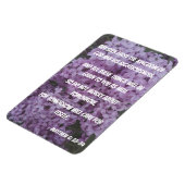 神を最初に求め、明日の聖書について心配するな マグネット (左側)