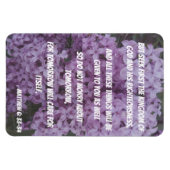 神を最初に求め、明日の聖書について心配するな マグネット (横)