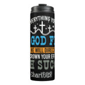 神を最初の成功に導く タンブラー (正面)