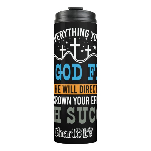 神を最初の成功に導く タンブラー (正面)