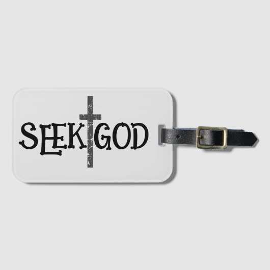神を求める ラゲッジタグ (正面横)