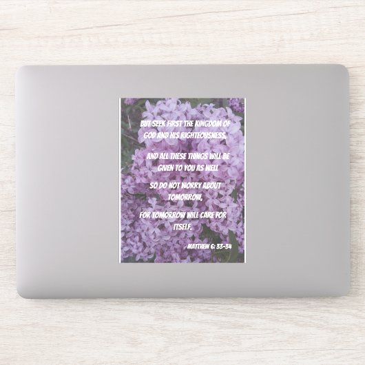 神を求め、聖書の詩を大きく心配してはいけない シール (コンピューター)