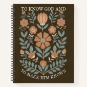 神を知り知らせる ノートブック (正面)