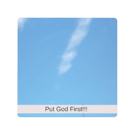 神を第一にする メタルプリント