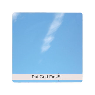 神を第一にする メタルプリント