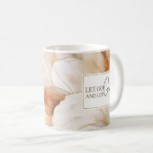 神を解放するキリスト教の感動的引用文 コーヒーマグカップ (正面右)
