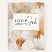 神を解放するキリスト教の感動的引用文 ノートブック (正面)