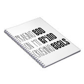 神を賛美するグラインドノートゴール ノートブック (右側)