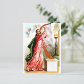 神を賛美するダビデのポストカード ポストカード (スタンド正面)