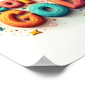 神を賛美する ポスター (角)