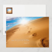 神を通してすべてのことができます ポストカード インスピレーション (正面/裏面)