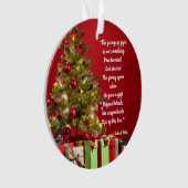 神アキ与えリルオーナメントが始めた贈り物 オーナメント (正面)