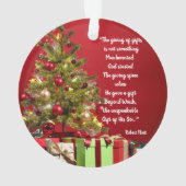 神アキ与えリルオーナメントが始めた贈り物 オーナメント (裏面)