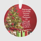 神アキ与えリルオーナメントが始めた贈り物 オーナメント (正面)