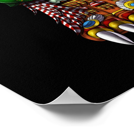 神アステカ権威者 ポスター (角)