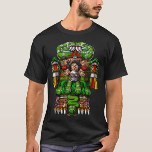 神アステカ権威者 Tシャツ